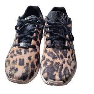 Adidas Torsion leopard print sneakers